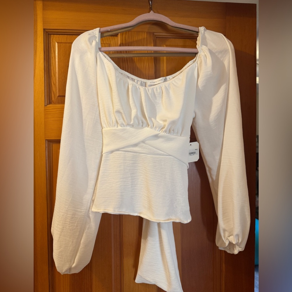 Altar’d state white blouse